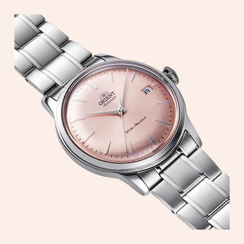 Relógio Orient Bambino Classic Automático Rosa RA-AC0M11Y30B