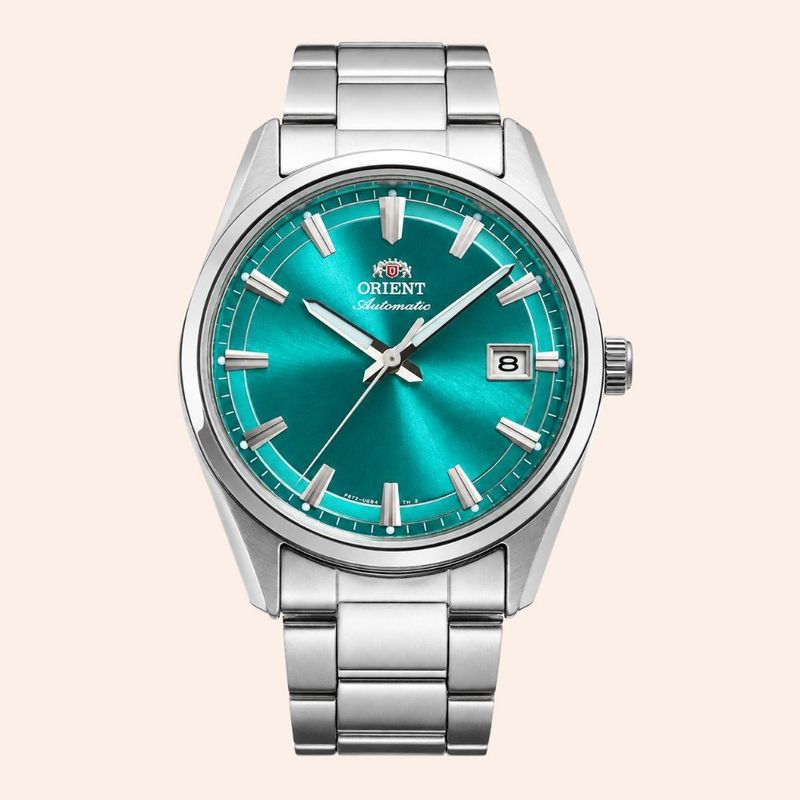 Relógio Orient Stretto Contemporary Automático Azul Turquesa RA-AC0R06L30B