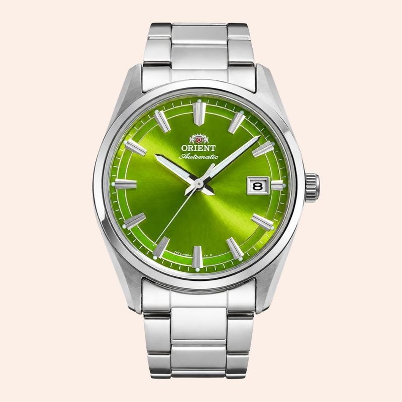 Relógio Orient Stretto Contemporary Automático Verde RA-AC0R05E30B