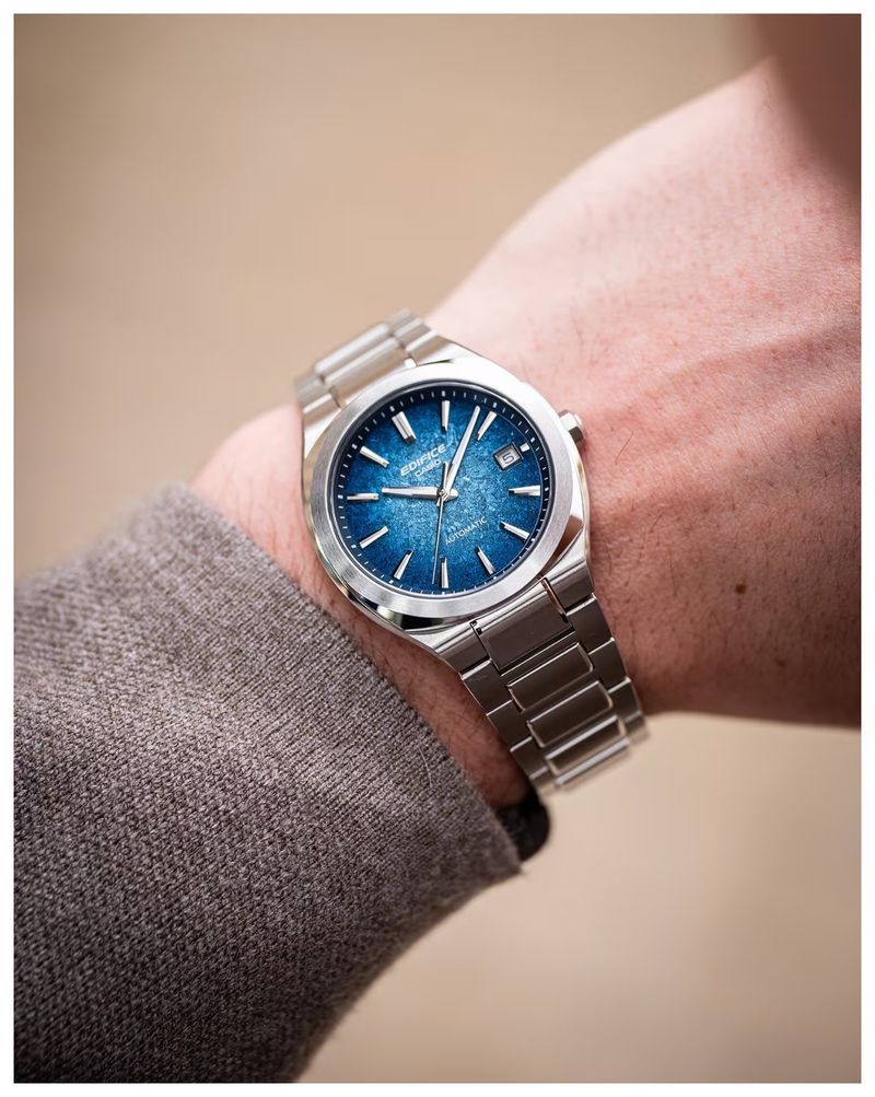 Relógio Casio Edifice Automático Azul EFK-110D-2A