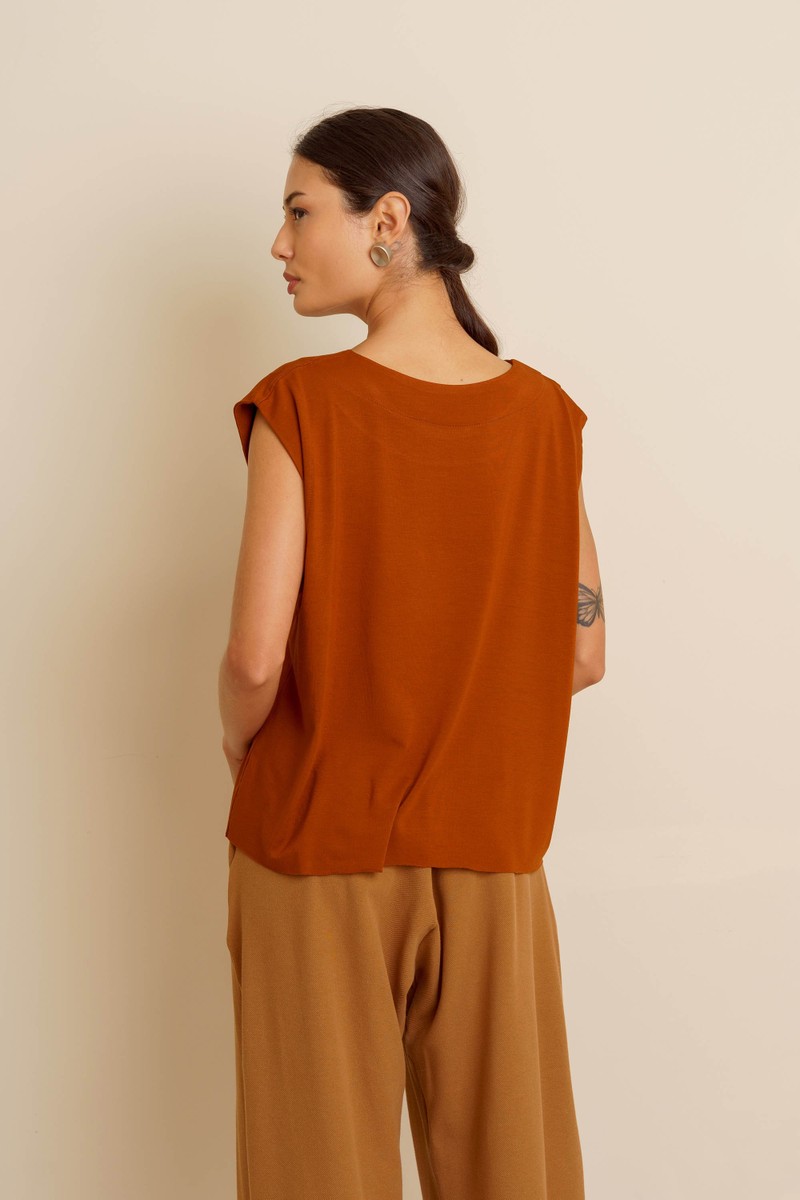 BLUSA MUSCLE - TERRA