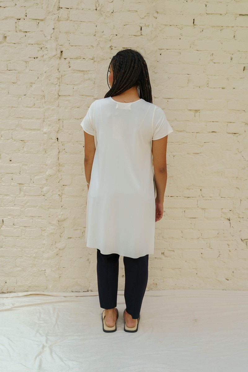 BLUSA ABERTURA LATERAL - OFF WHITE