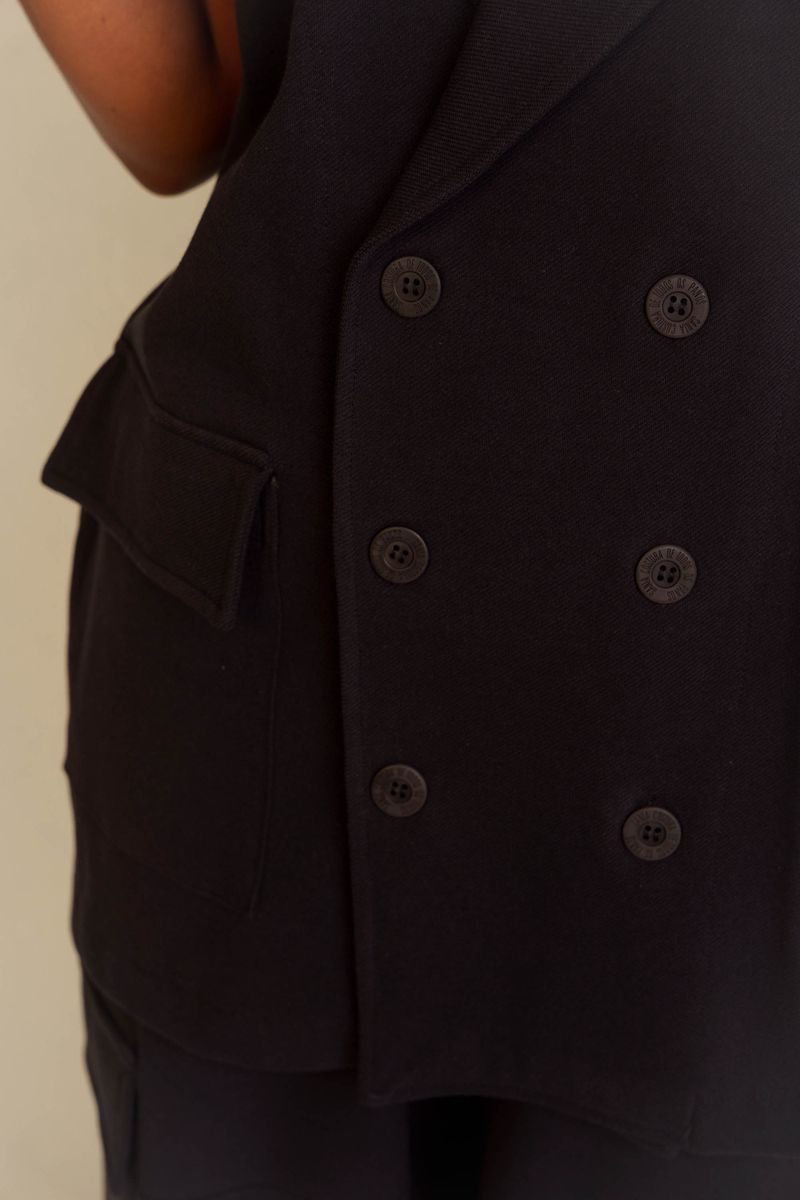 COLETE ALFAIATARIA OVER - PRETO