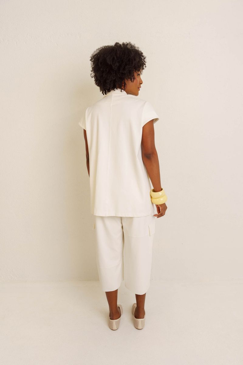 COLETE ALFAIATARIA OVER - OFF WHITE