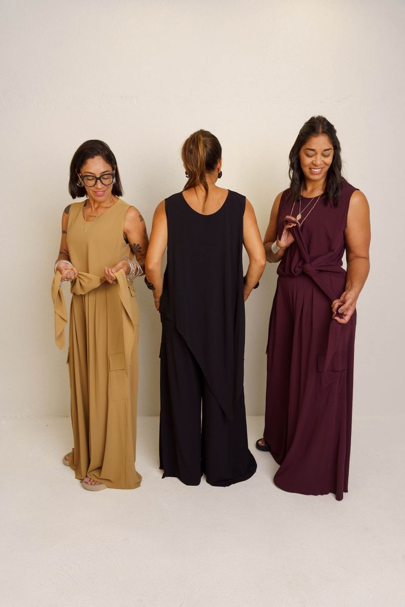 REGATA AMARRAÇAO SOLTINHA - KHAKI