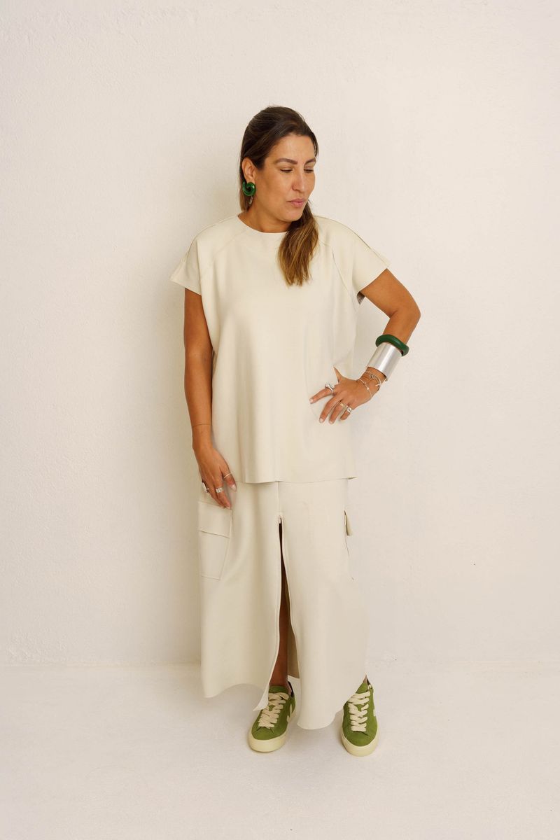 BLUSA MUSCLE ALONGADA - GELO