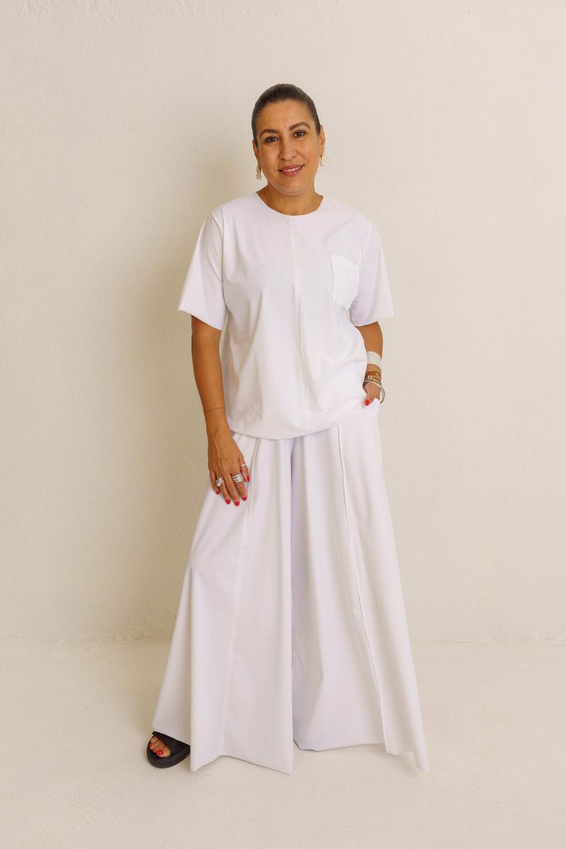 TSHIRT ESSENCIAL BOLSINHO DYNAMIC - BRANCO