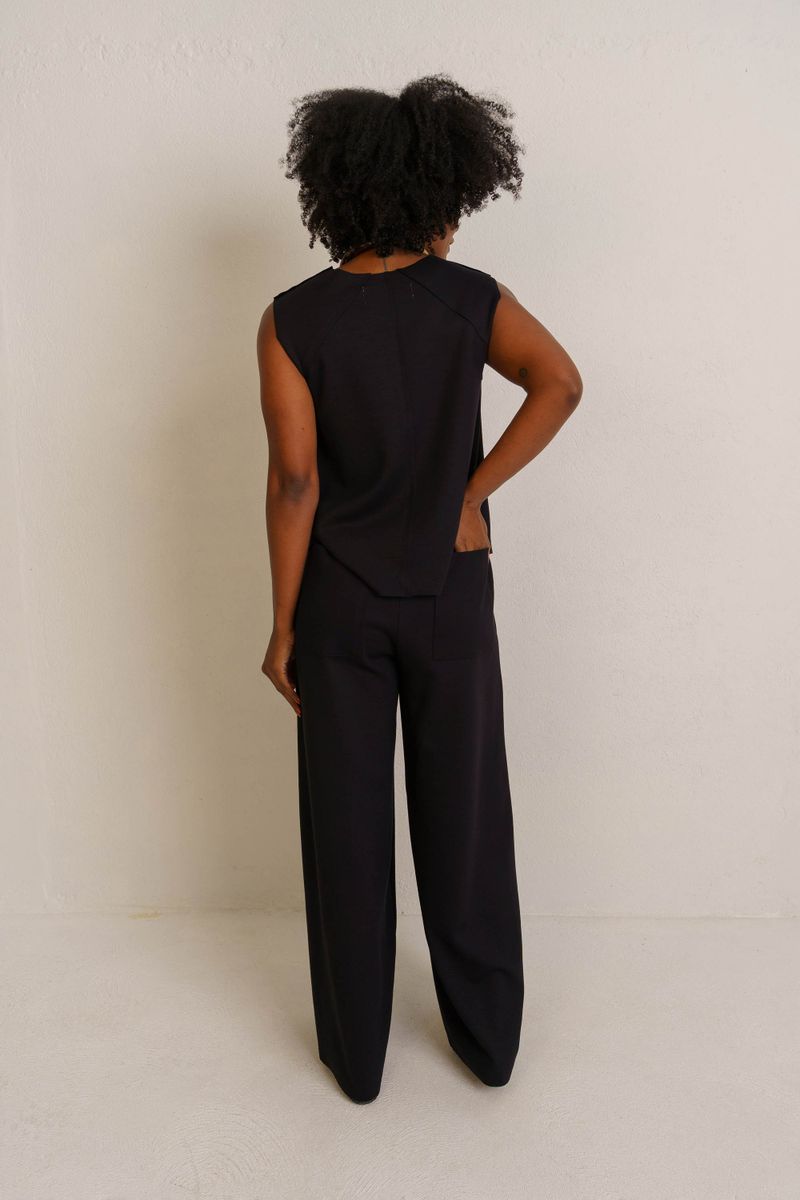 BLUSA RAGLAN INFINITY - PRETO