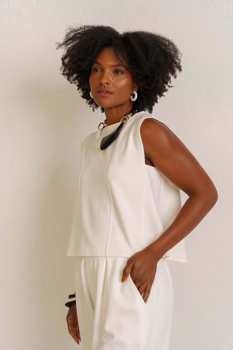 BLUSA JIALI - OFF WHITE
