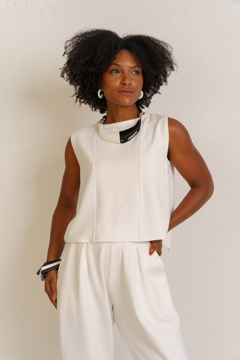 BLUSA JIALI - OFF WHITE