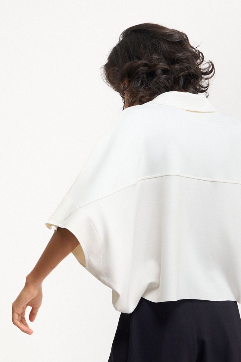 CAMISA AMPLA CASULO - OFF WHITE