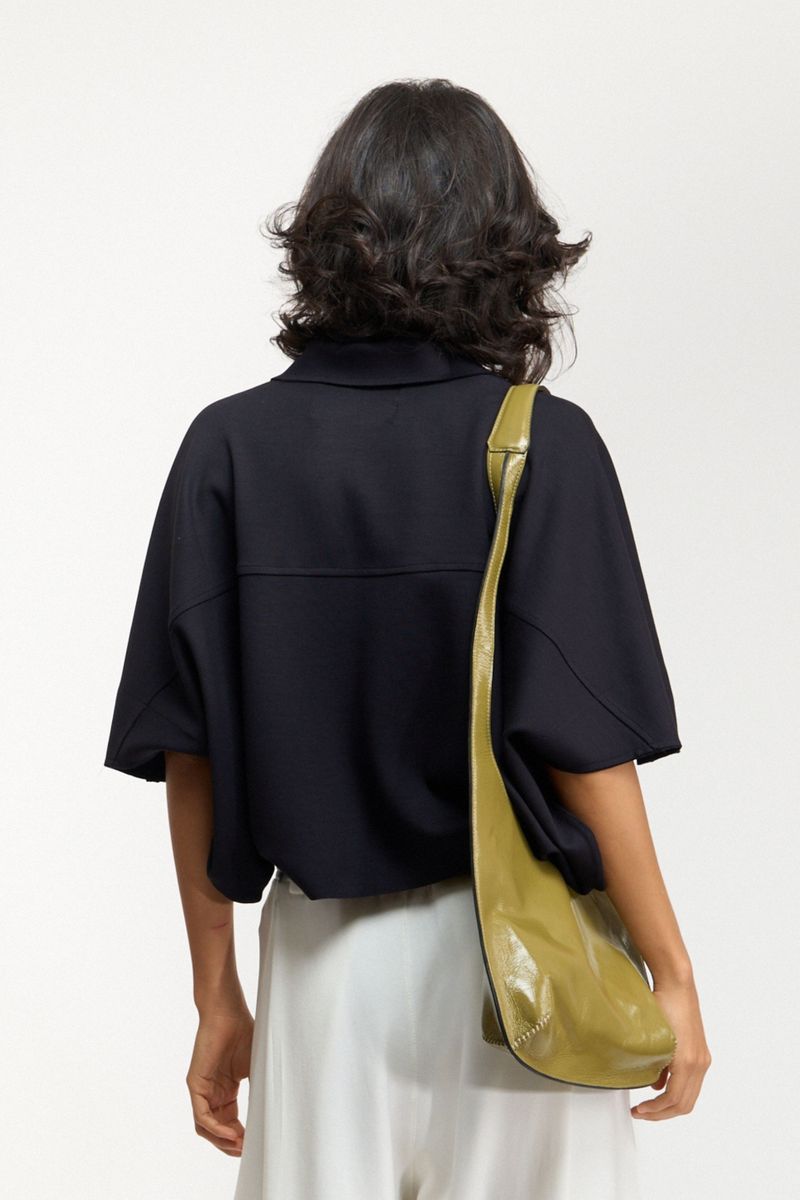 CAMISA AMPLA CASULO - PRETO