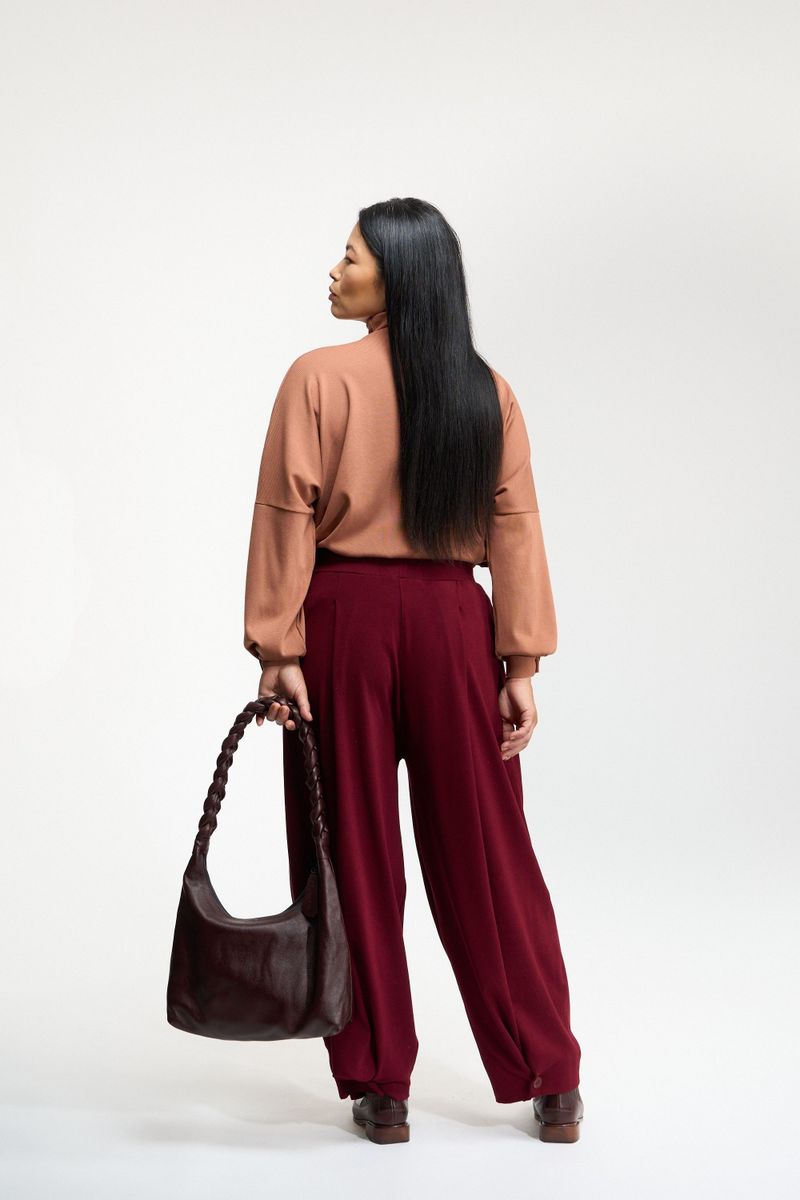 BLUSA MANGA LONGA BOTOES - MOCHA