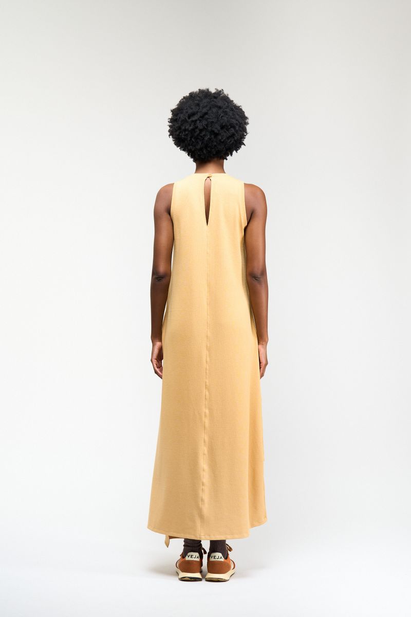 VESTIDO GEOMETRIA - AMARELO