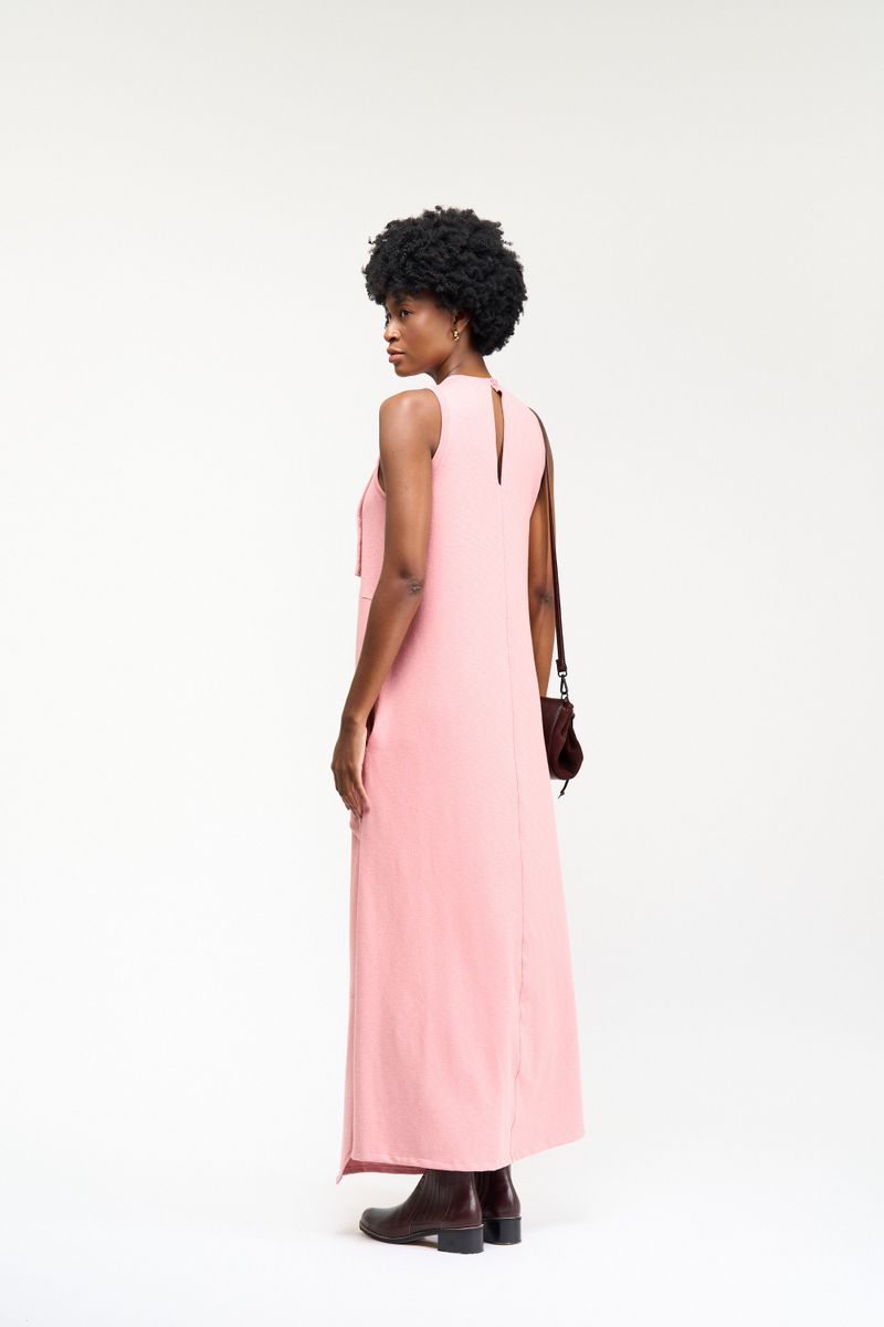 VESTIDO GEOMETRIA - ROSA