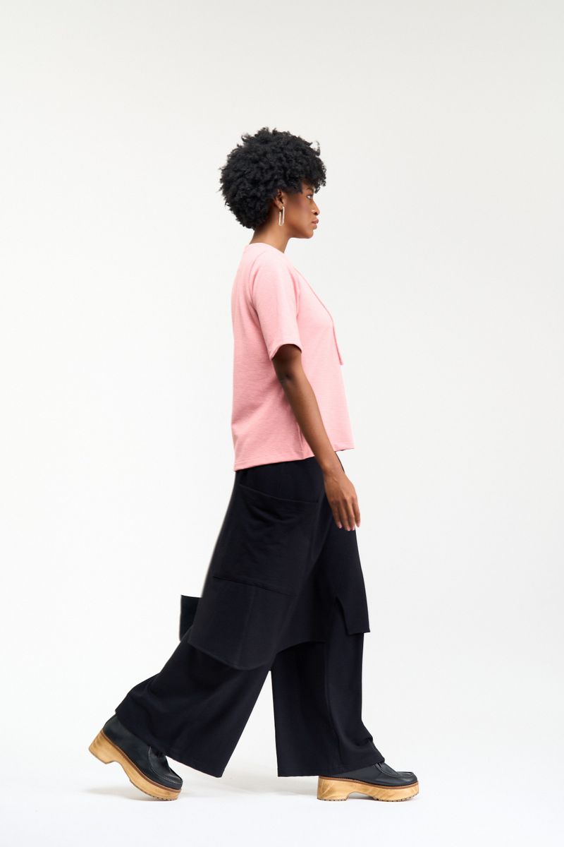 CALÇA SAIA GEOMETRIA - PRETO