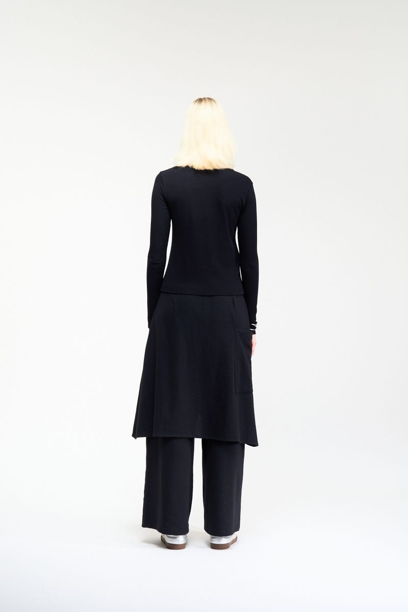 CALÇA SAIA GEOMETRIA - PRETO
