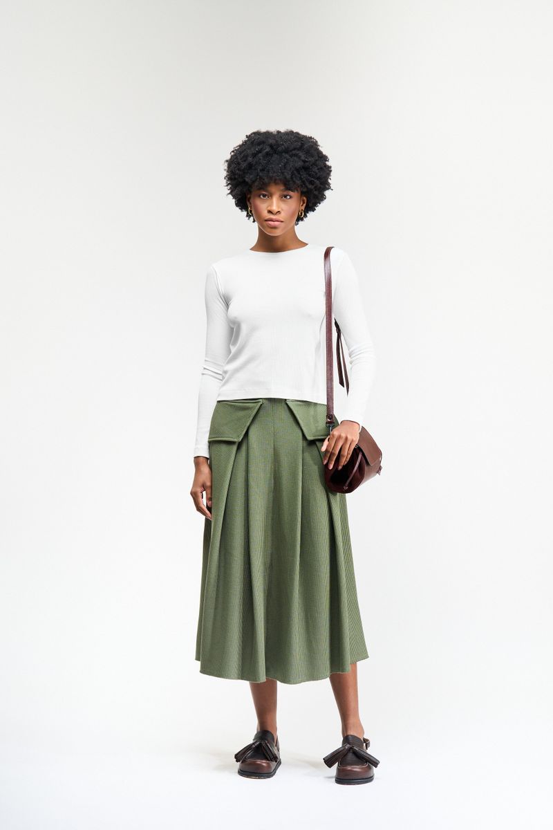 SAIA BOLSOS TEXTURIZADO - VERDE