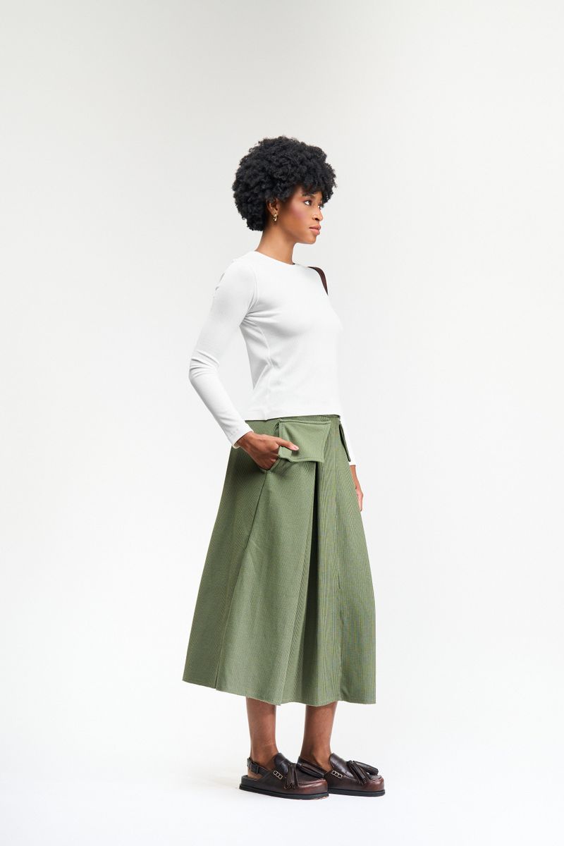 SAIA BOLSOS TEXTURIZADO - VERDE