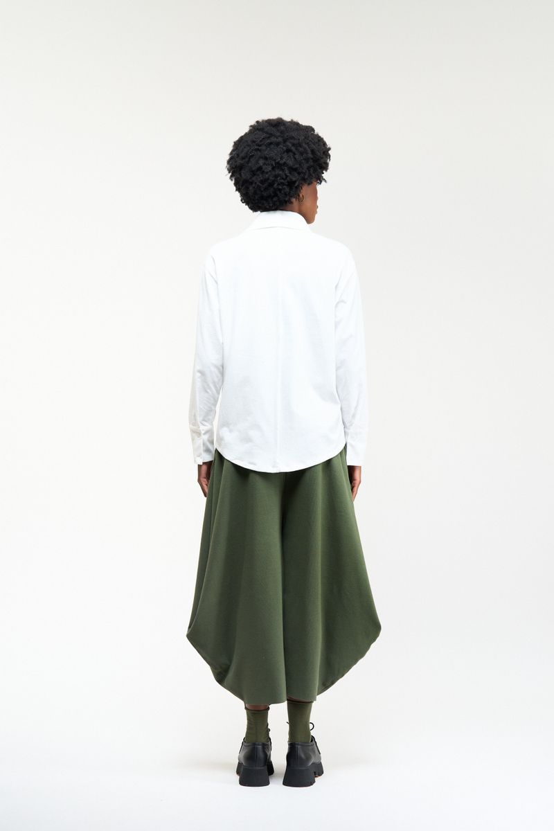 CAMISA CLASSICA OVER - OFF WHITE