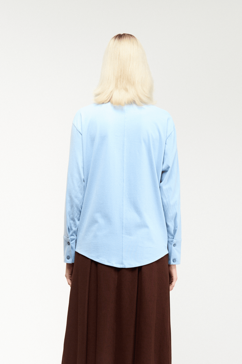 CAMISA CLASSICA OVER - AZUL CLARO