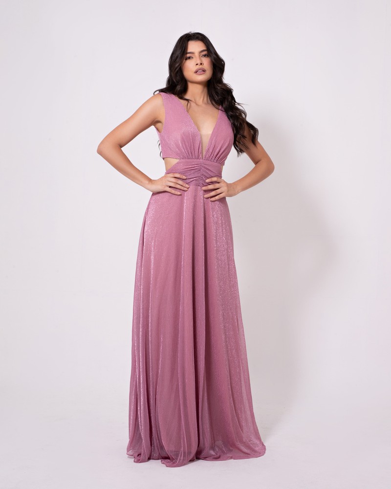 Vestido de Festa Grecia Rose