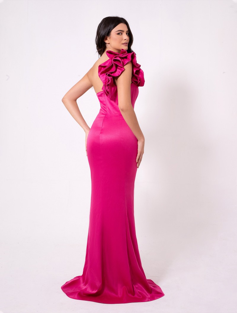 Vestido de Festa Longo Modelador Pink