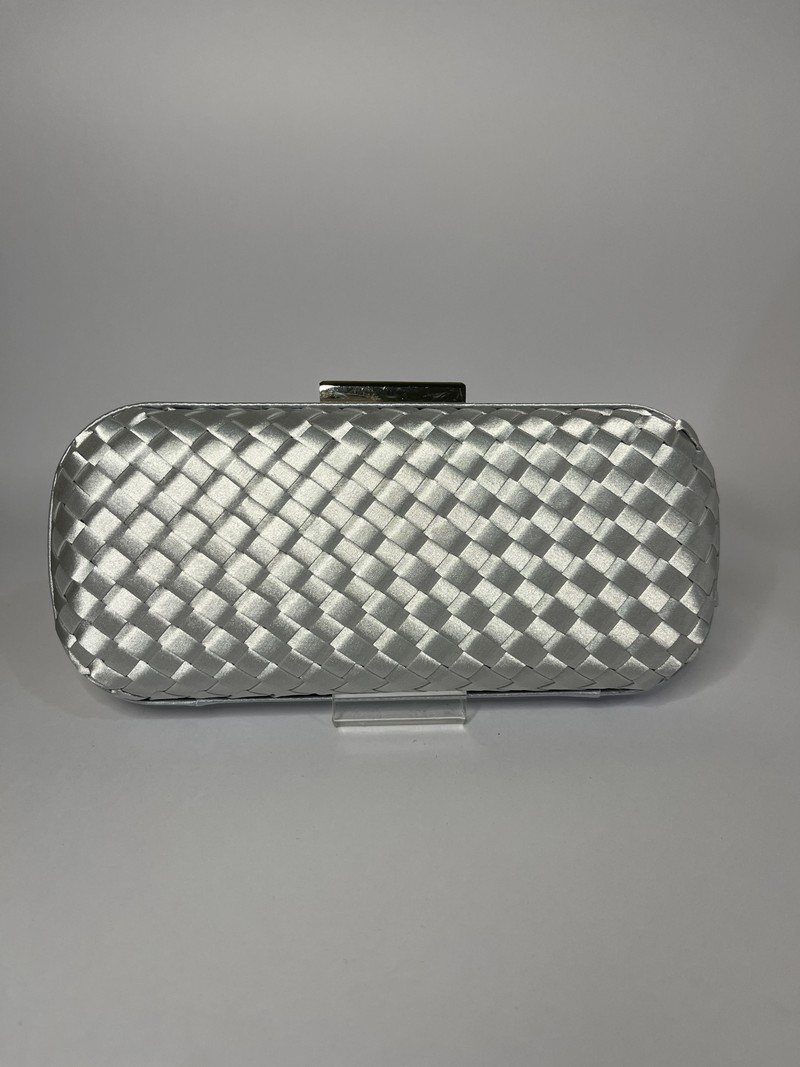 Bolsa de Festa Clutch Trançada Grande