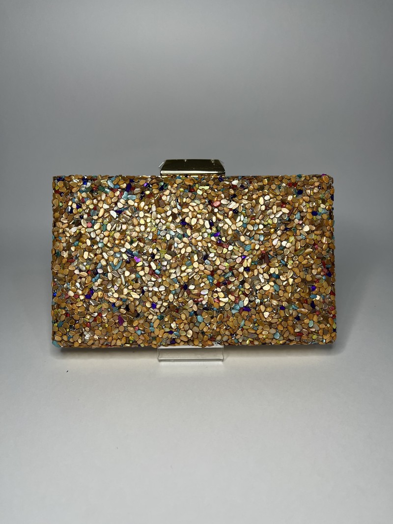 Bolsa de Festa Clutch Graos