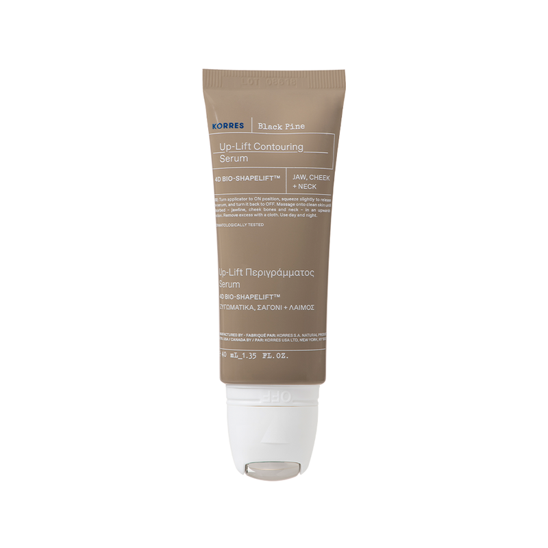 Black Pine Sérum Roll-on Para Contorno Facial E Pescoço Anti-idade Korres 40ml