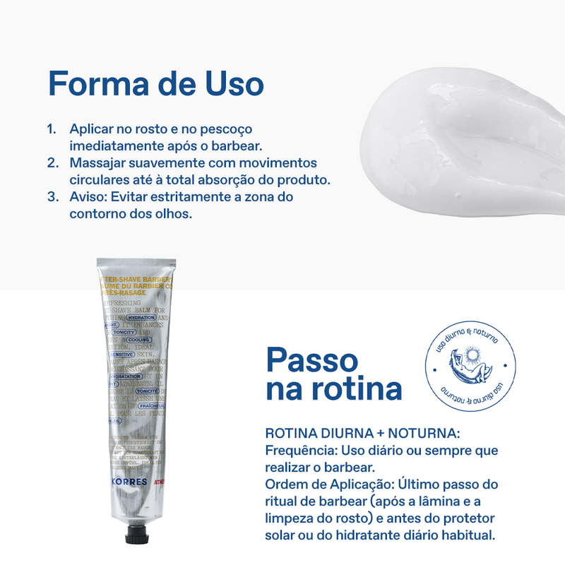 Balm Pós-Barba Masculino Korres 125ml