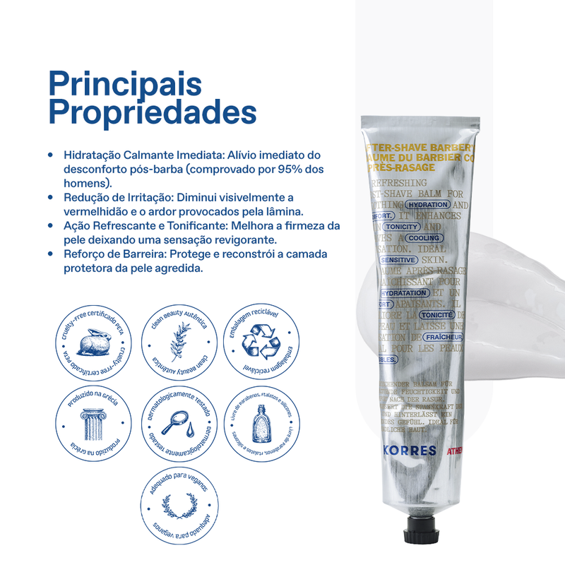 Balm Pós-Barba Masculino Korres 125ml