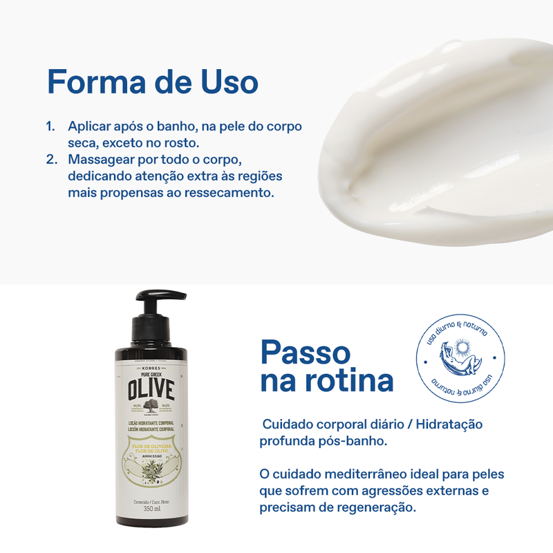 Loção Hidratante Deo Corporal Flor de Oliveira