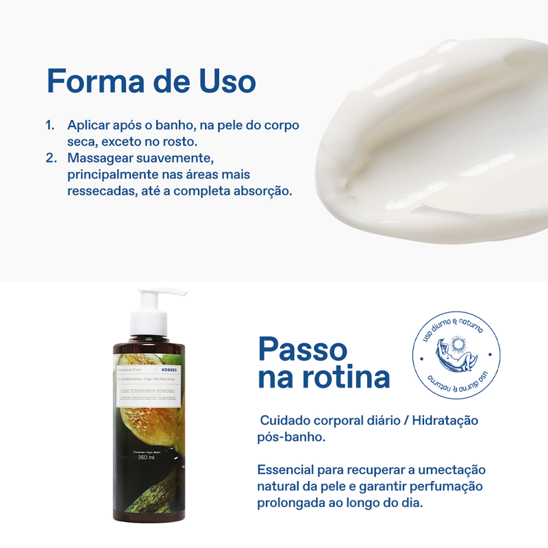 Loção Hidratante Deo Corporal Figo Mediterrâneo