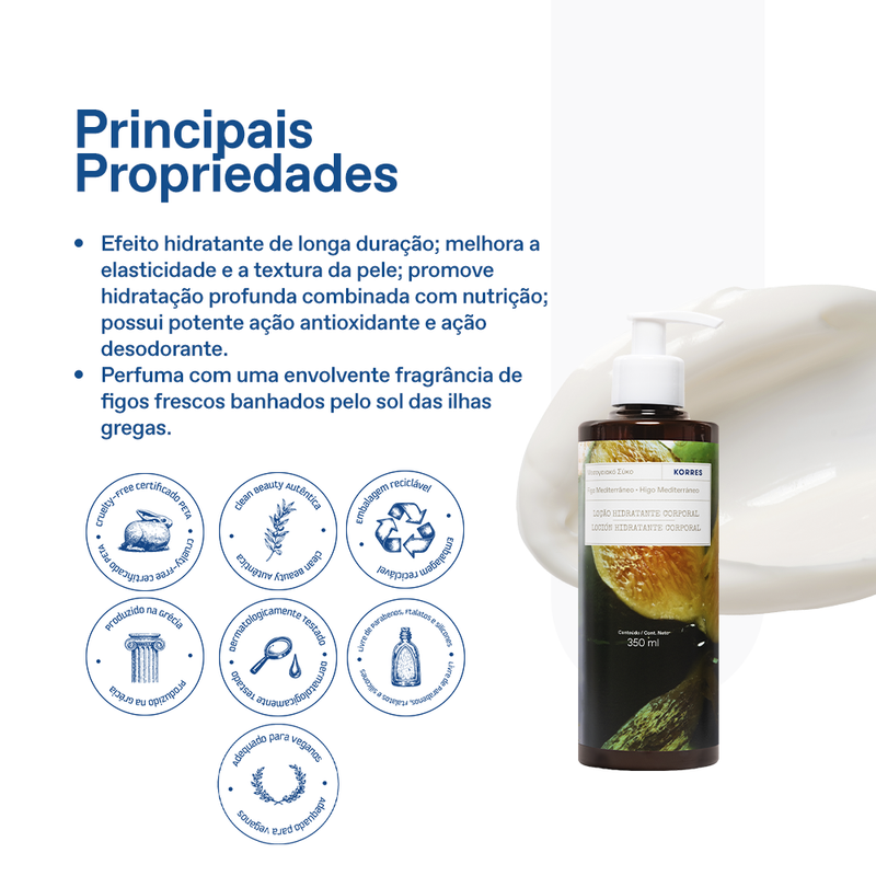 Loção Hidratante Deo Corporal Figo Mediterrâneo