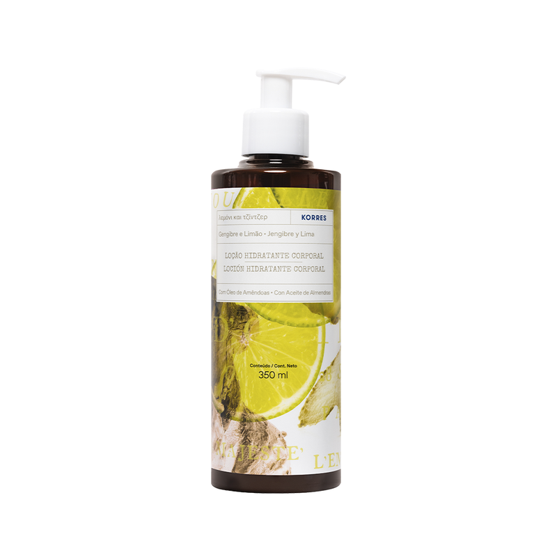 Loção Hidratante Deo Corporal Gengibre e Limão
