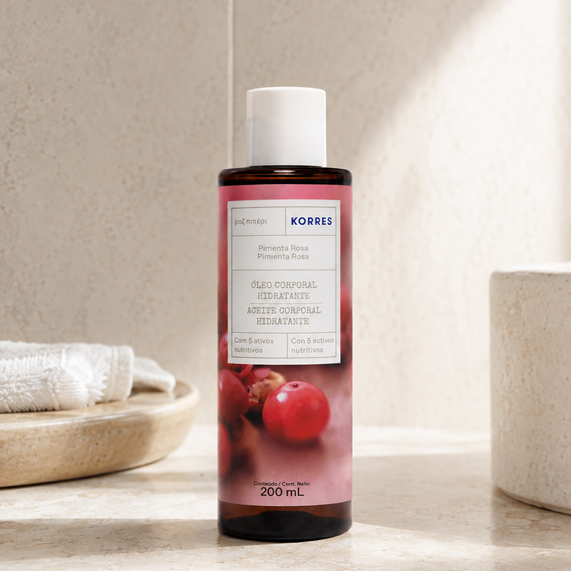 Óleo Deo Corporal de Banho Pimenta Rosa