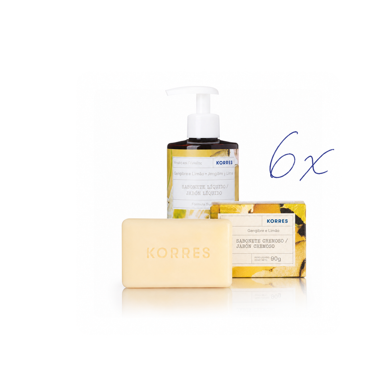 Kit de Sabonetes Gengibre e Limão