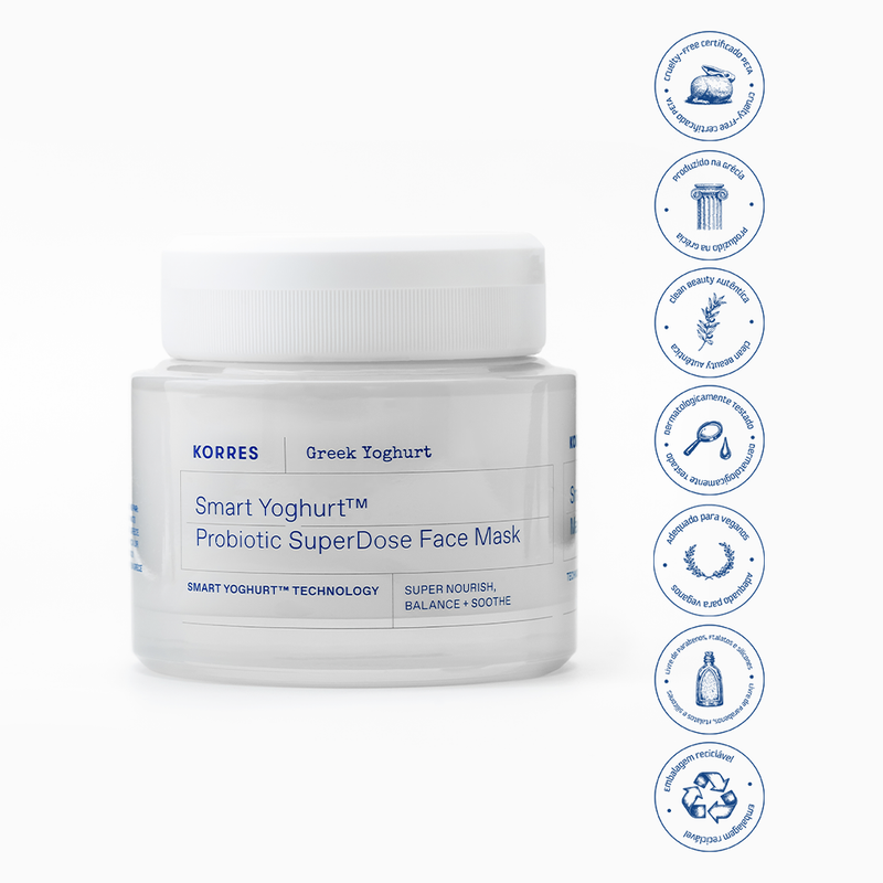 Smart Yoghurt Mascara Facial Super Dose De Probioticos Korres 100ml