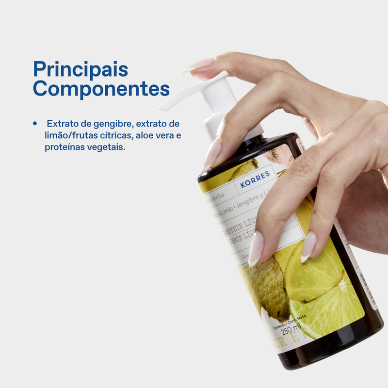 Sabonete Líquido Gengibre e Limão