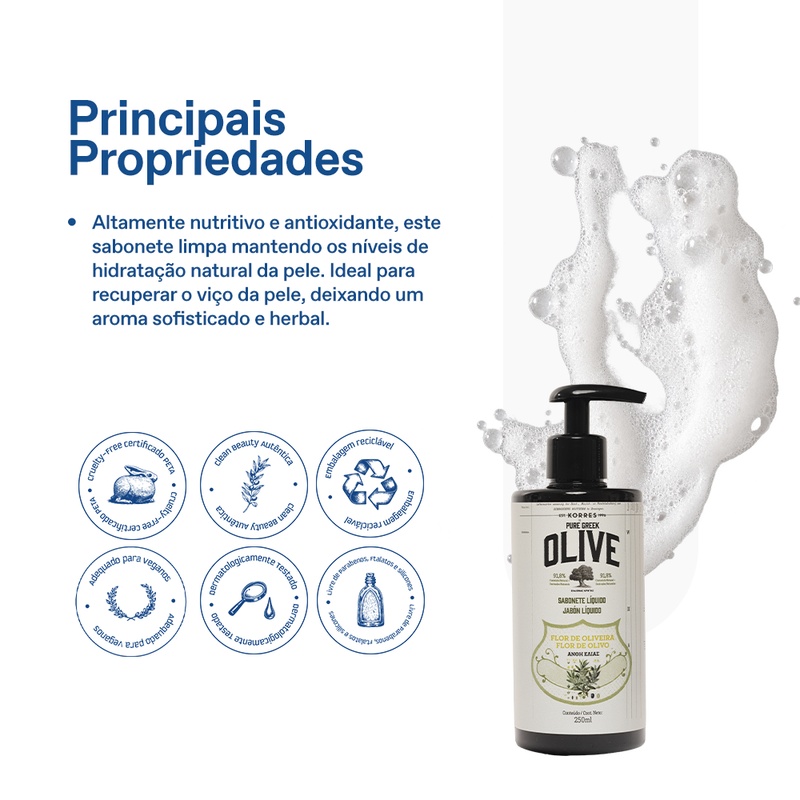 Sabonete Líquido Flor de Oliveira