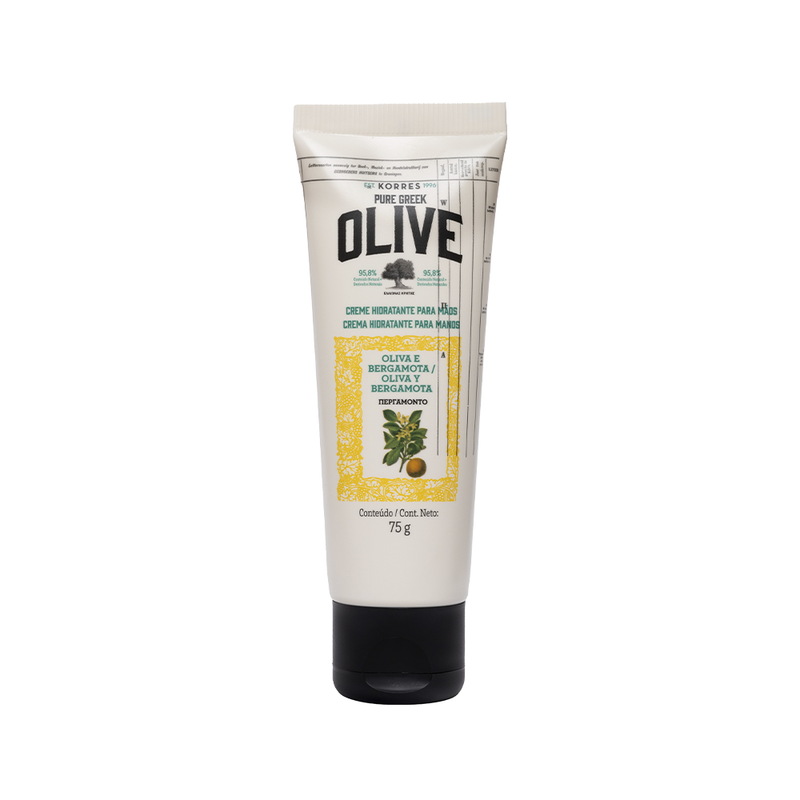 Creme Hidratante Deo para Mãos Oliva e Bergamota