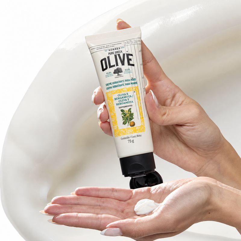 Creme Hidratante Deo para Mãos Oliva e Bergamota