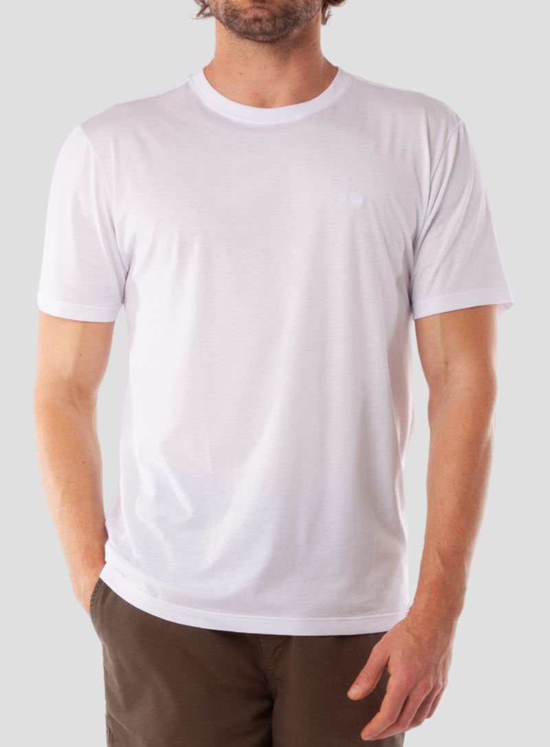 Foto do produto CAMISETA NEW PIMA COTTON BORDADO ASA