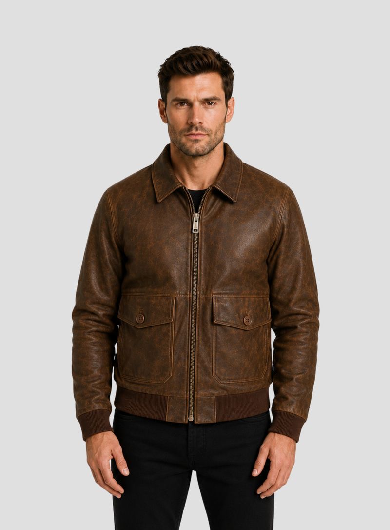 Foto do produto JAQUETA BOMBER COURO STRIDER