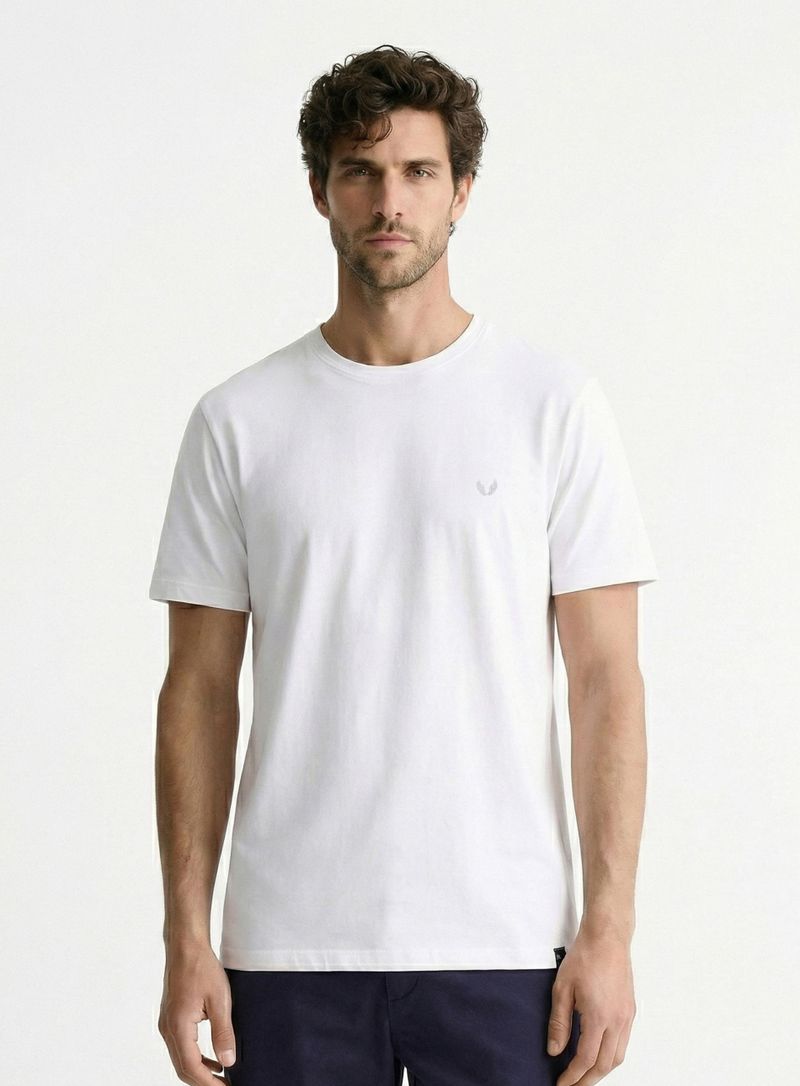 Foto do produto CAMISETA NEW PIMA COTTON BORDADO ASA