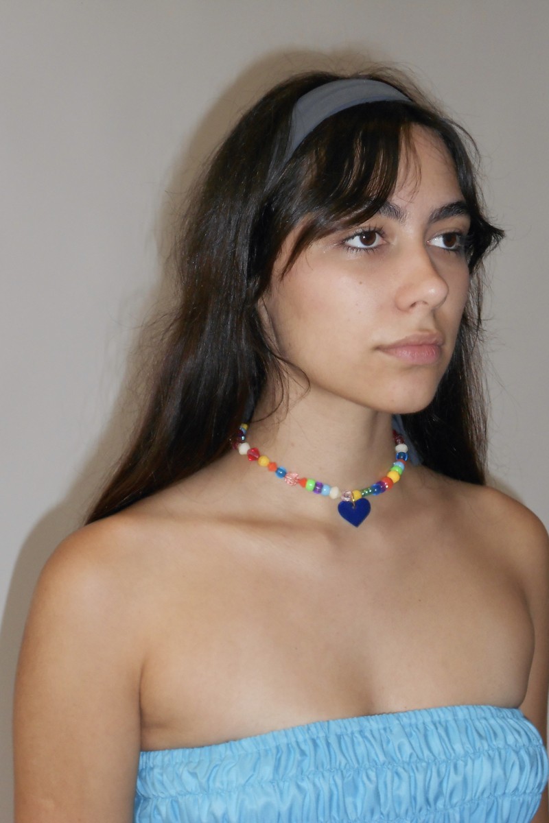 Choker Beads Fun Azul