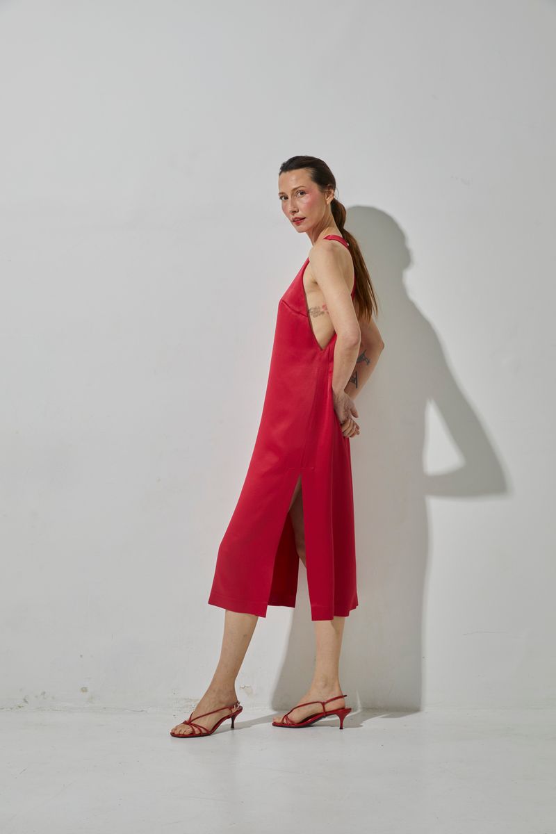 Vestido Alma Magenta