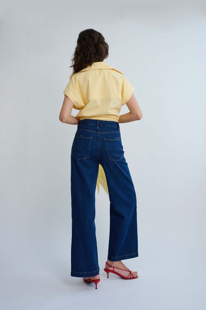 Calça Jeans Reta