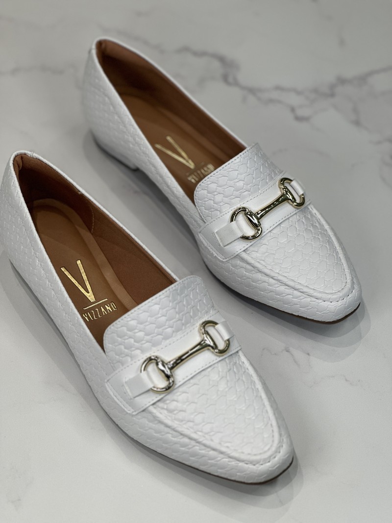 Mocassim napa tresse Vizzano Branco 